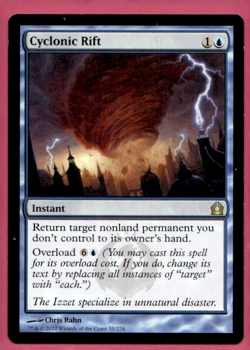 CYCLONIC RIFT RETURN TO RAVNICA RTR RARE INSTANT LP MTG 35 - Image 1