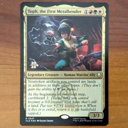 Toph, the First Metalbender - Prerelease Foil Promo - Avatar TLA MTG - Image 1