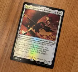 Suki, Courageous Rescuer [Prerelease] R 0037, NM Foil Promo, MTG Avatar TLA - Image 2
