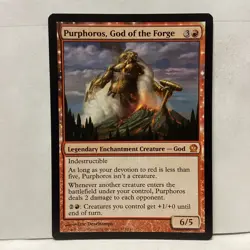 MTG Purphoros, God of the Forge Magic: The Gathering Theros Mythic #135 - Image 1