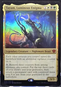 Tayam, Luminous Enigma #16 Commander 2020 Foil Mythic - Image 1
