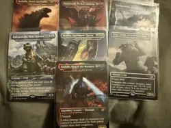 MTG Complete NON-Foil Set 19 Godzilla Box Topper 275 Destoroyah Ghidorah w/3 JPN - Image 4