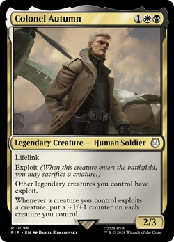 Colonel Autumn [Fallout] Magic MTG - Image 1