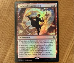Firebender Ascension [Prerelease] R 0137, NM Foil Promo, MTG Avatar TLA - Image 1