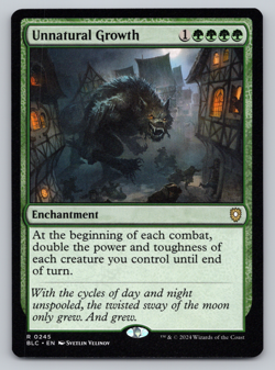 Unnatural Growth - Commander: Bloomburrow MTG - Image 1
