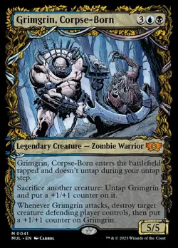 1x Grimgrin, Corpse-Born - March Of The Machine: Multiverse Legends - Near Mint, - Image 1