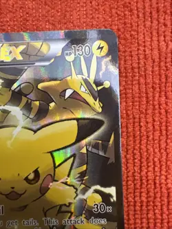 Pokemon Pikachu EX XY124 Black Star Promo 2016 Holo Card TCG - Image 3