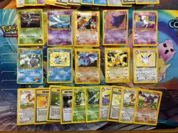 Vintage Pokemon Card Lot WOTC First Edition Shadowless Etc Lugia Gengar Vaporeon - Image 2