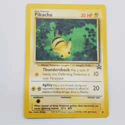 Pokemon Pikachu Black Star Promo 27 - NM/LP TCG - Image 1