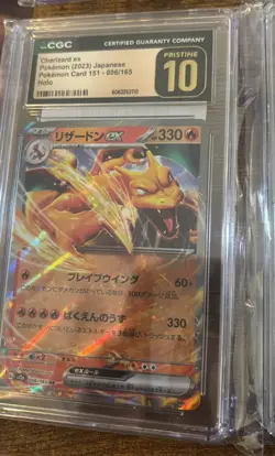 Graded Pokemon Card Lot (8) Charizard - Image 1