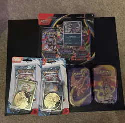 Pokemon Sealed Lot, Mixed Sets, Blisters, Packs, Tins! Phantasmal Flames - Image 1