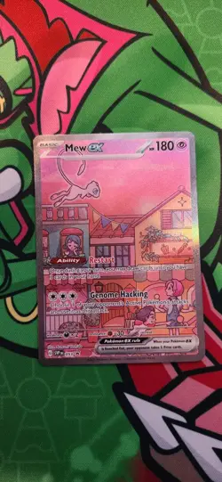 Mew EX 053 Scarlet & Violet Promo Holo Full Art Pokemon TCG NM Condition - Image 1