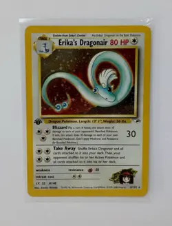 Pokemon TCG Erika's Dragonair Gym Heroes Holo 4/132 1st Edition Rare -HP - Image 1