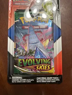 Pokemon TCG Evolving Skies Chilling Reign 2-Pack Pin Blister Celebi Pin - Image 2