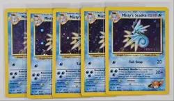 [5] MISTY'S SEADRA 2000 POKEMON GYM HEROES PRERELEASE REVERSE HOLO Q6233 - Image 1