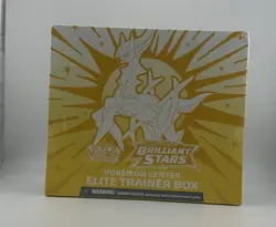 Pokemon Center Brilliant Stars ETB Pokemon TCG Sword & Shield Elite Trainer Box - Image 1