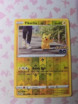 Pikachu 027/078 Pokemon GO Reverse Holo - Image 2