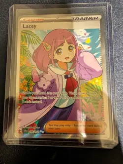 2024 Pokemon SV Stellar Crown SCR EN Lacey #166/142 - Image 1