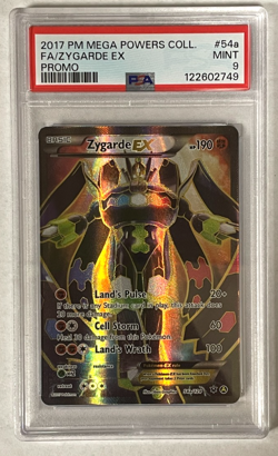 Zygarde EX Full Art Promo PSA 9 MINT 2017 Pokemon Mega Powers Collection #54a - Image 1