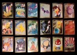 1999 Pokemon Artbox Stickers Complete Set Series 1 #R-18 Holo Chrome - Image 1