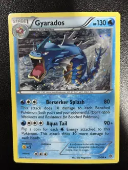 Pokemon Gyarados Pokemon Promos 20/98 Promo Cosmos Holo Foil Rare LP - Image 1