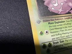 Dark Weezing - 31/82 Non Holo - Pokemon Team Rocket 1st Edition WOTC - Damaged - Image 3