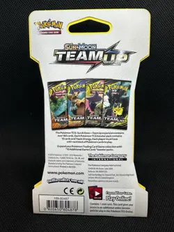 Pokemon TCG Sun & Moon Team Up Sleeved Blister Booster Pack Gengar Mimikyu - Image 2