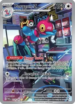 Lightly Played Porygon-Z - 214/182 - Illustration Rare Pokemon Paradox Rift - Image 1