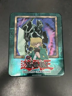 Yu-Gi-Oh! Vintage Empty Gearfried the Iron Knight Dragon Joey Metal Tin 2002 - Image 1