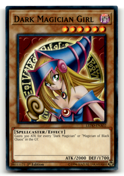 Dark Magician Girl LEDD-ENA02 1st Edition Common Legendary Dragon Decks LP - Image 1