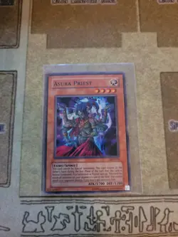 YUGIOH ASURA PRIEST LOD-071 SUPER UNLIMITED ED HP 1996 - Image 1