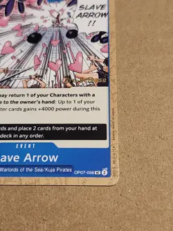 Slave Arrow OP07-056 Pre-release Stamped English One Piece prerelease rare - Image 5