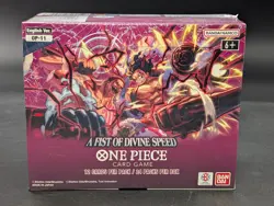 One Piece OP-11 A Fist of Divine Speed English Sealed 12 Booster Boxes Open Case - Image 2