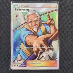 Fisherman - SV83/SV94 - Ultra Rare - Hidden Fates - Pokemon Card - NM/M - Image 1
