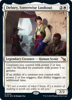 Delney, Streetwise Lookout [Murders at Karlov Manor] Magic MTG - Image 1
