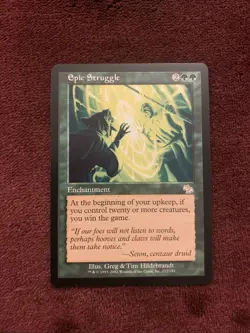 Epic Struggle Judgment Regular NM+ Magic The Gathering MTG Card Unplayed Magic - Image 1