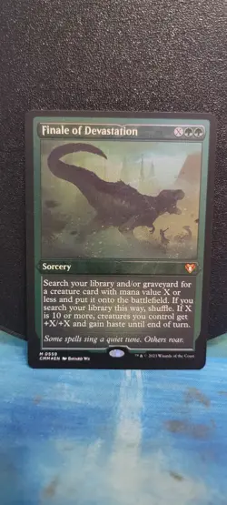 Magic The Gathering Finale of Devastation Foil Etched Commander Masters - Image 1