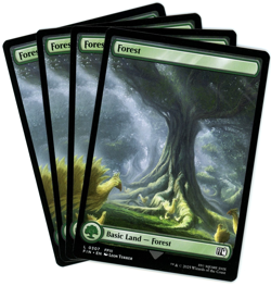 x4 Forest (Full Art) 0307 - Final Fantasy MTG - NM/M - Image 1