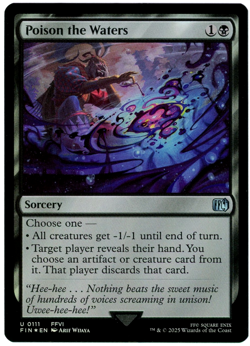 Poison the Waters (Foil) - 0111 - Final Fantasy - MTG - NM/M - Image 1