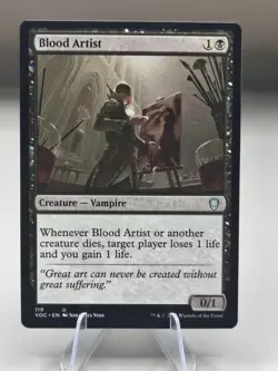 Blood Artist [Innistrad: Crimson Vow Commander] #119 Magic MTG Free Shipping! - Image 1