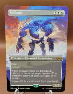 BORDERLESS Solitude x1 MTG Modern Horizons 2 Magic Light Play LP English - Image 1