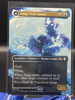 Mtg Aang, Swift Savior Borderless Avatar: The Last Airbender 298 - Image 1