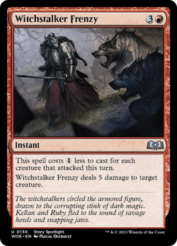 Witchstalker Frenzy [Wilds of Eldraine] Magic MTG - Image 1