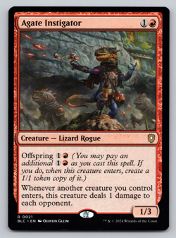 Agate Instigator - Commander: Bloomburrow MTG - Image 1