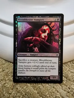 Bloodthrone Vampire x1 FOIL Rise of the Eldrazi #98 NM 2010 MTG - Image 1