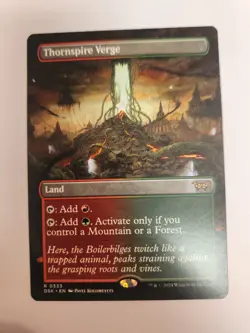 Thornspire Verge (Borderless) Duskmourn: House of Horror Regular Near Mint NM - Image 1