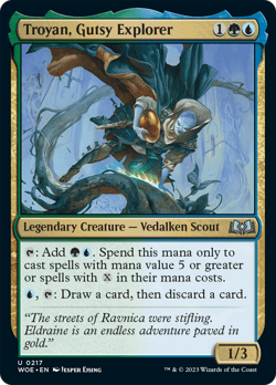 Troyan, Gutsy Explorer [Wilds of Eldraine] Magic MTG - Image 1