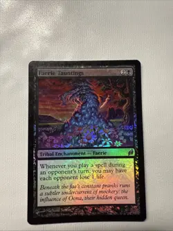 Lorwyn MTG FOIL Faerie Tauntings Magic - Image 1