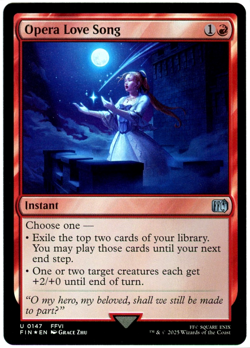 Opera Love Song (Foil) - 0147 - Final Fantasy - MTG - NM/M - Image 1