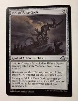 MTG Magic the Gathering Idol of False Gods (210/703) Modern Horizons 3 LP - Image 1